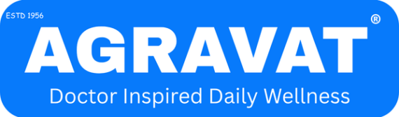 AGRAVAT Logo Doctor Inspired Daily Wellness Estd 1956