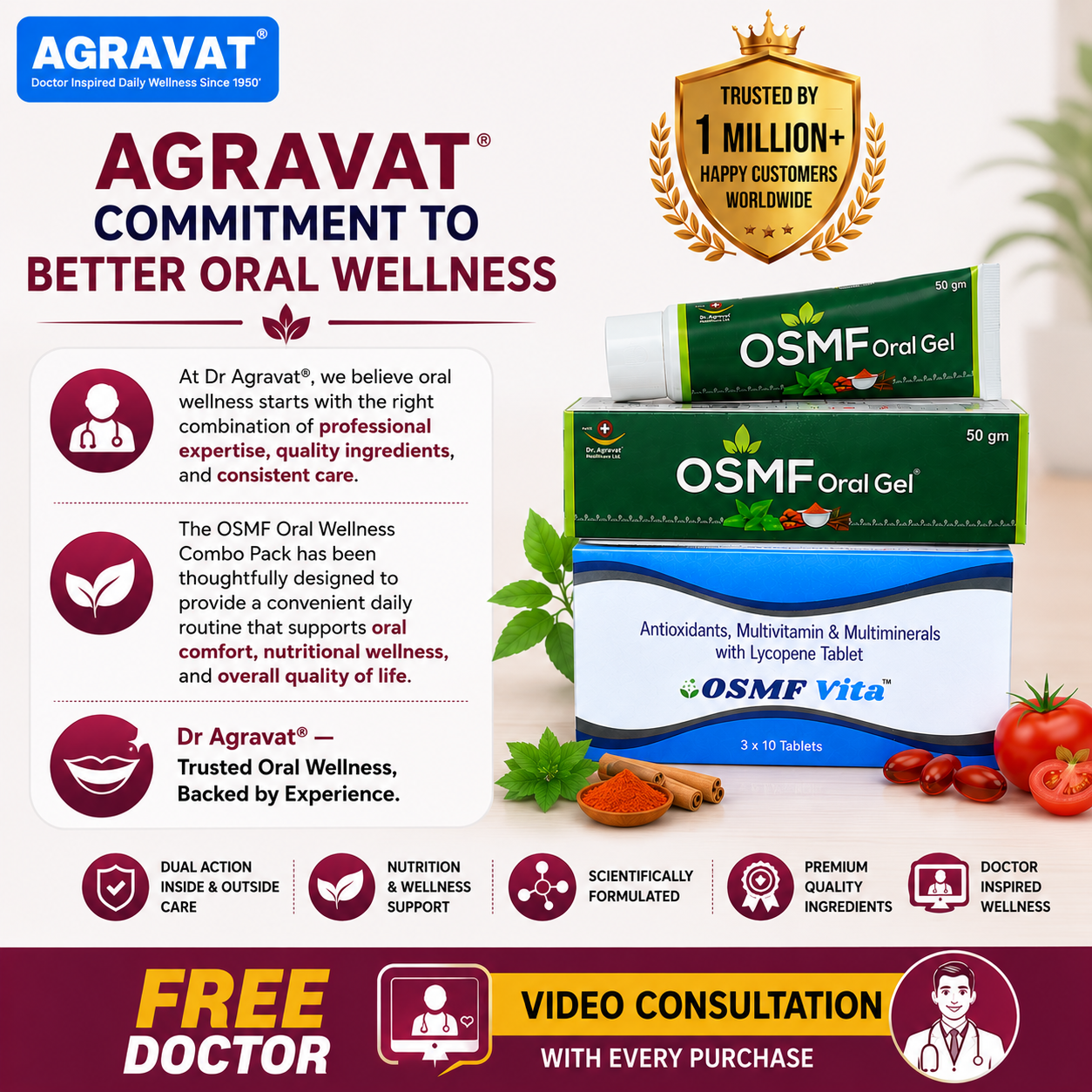 AGRAVAT® COMMITMENT TO BETTER ORAL WELLNESS