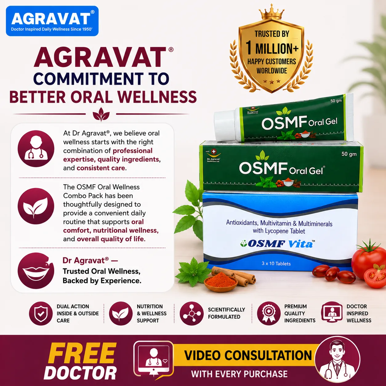 AGRAVAT® COMMITMENT TO BETTER ORAL WELLNESS
