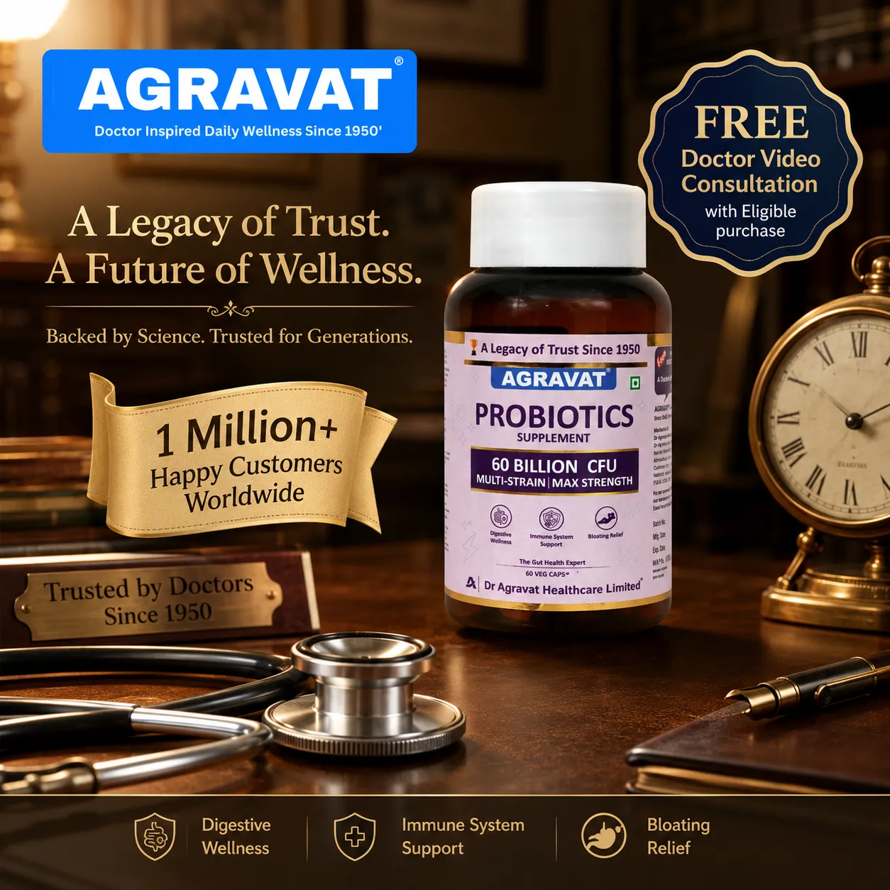 6 Legacy of Trust Dr. Agravat heritage Since 1950