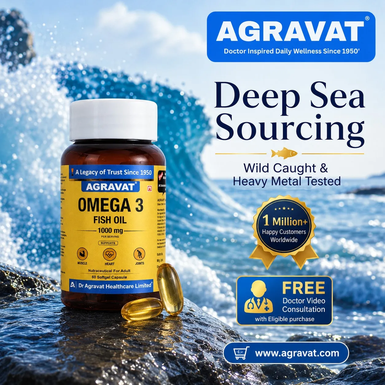 Deep Sea Sourcing Omega 3 Fish Capsule AGRAVAT Ahmedabad Gujarat India_8