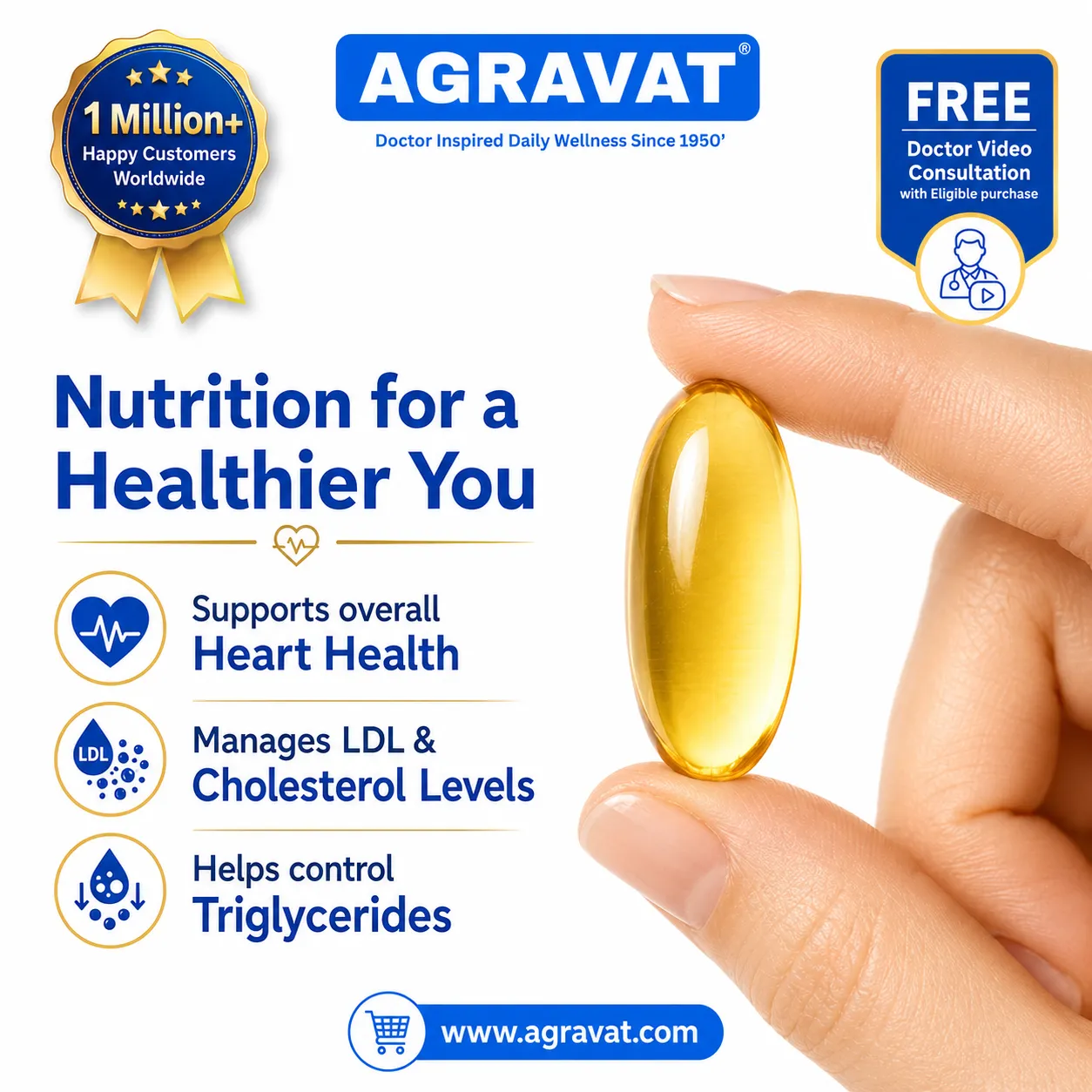 Nutrition for a Healthier You mega 3 Fish Capsule AGRAVAT Ahmedabad, Gujarat, India_4