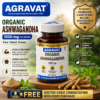 Organic Ashwagandha Tablets AGRAVAT Hero Banner amazon main Image