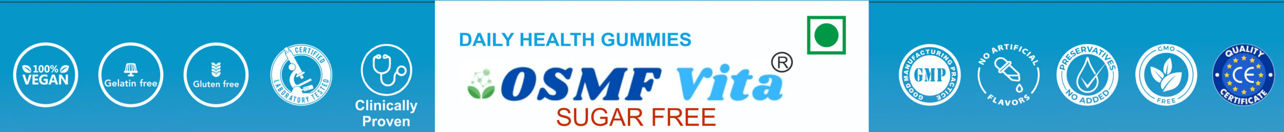 OSMF VITA Gummies Icon Label Sugar free