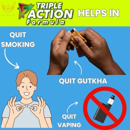 Triple Action Formula QSG kit Quit Gutkha Smoking Tobacco
