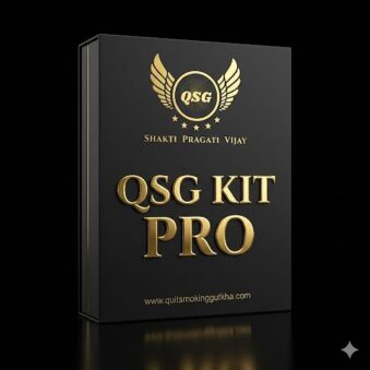 QSG Kit PRO Packging Box Quit Gutkha Pan masala, Smoking
