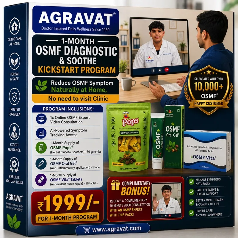 1 Month OSMF Diagnostic and Soothe Kickstart Program reversal by best dr Agravat Ahmedabad, Gujarat, India