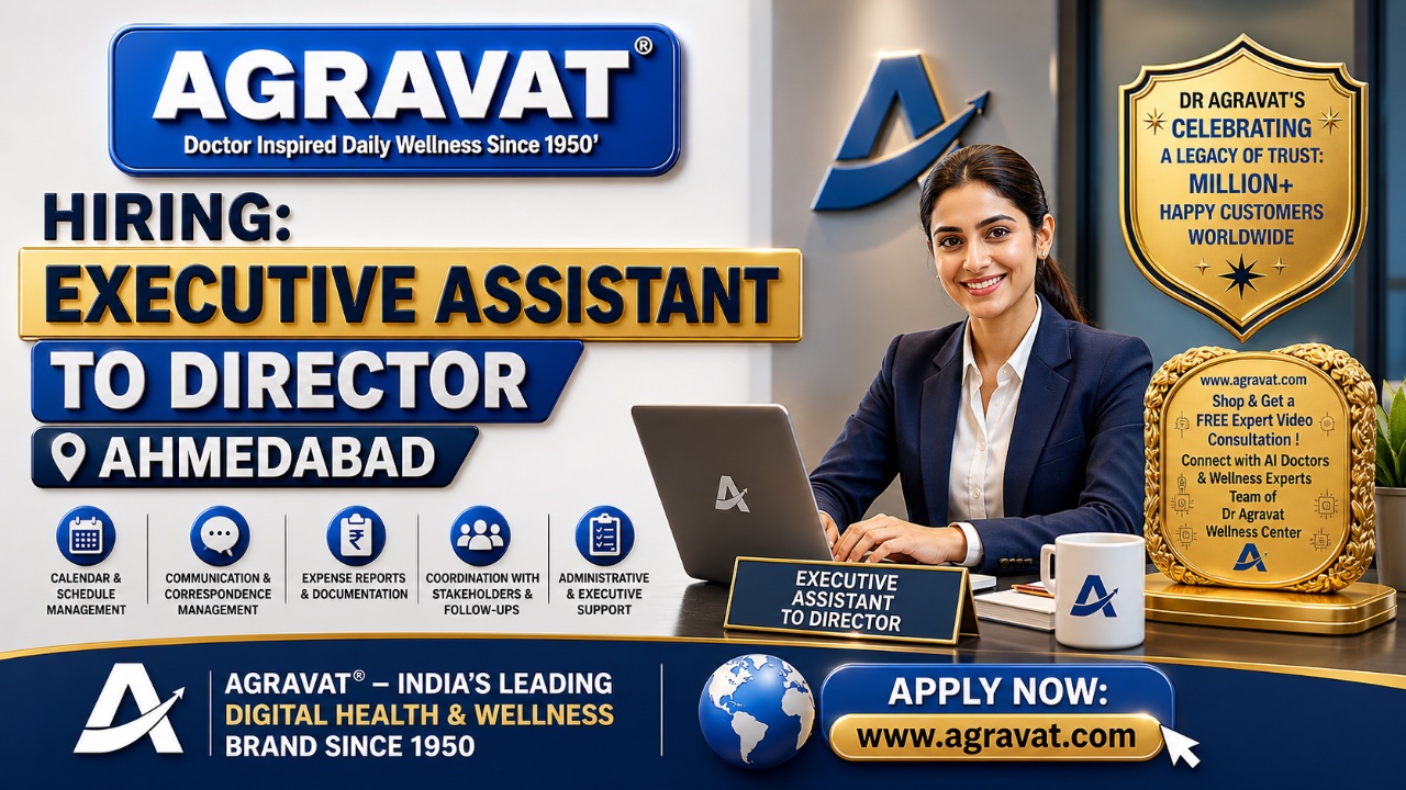 Executive Assistant to Director Ahmedabad Job Agravat Gujarat, India