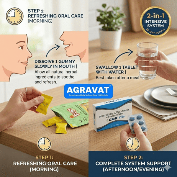OSMF Pops and Vita Combo OSMF Oral Care Wellness I AGRAVAT®.