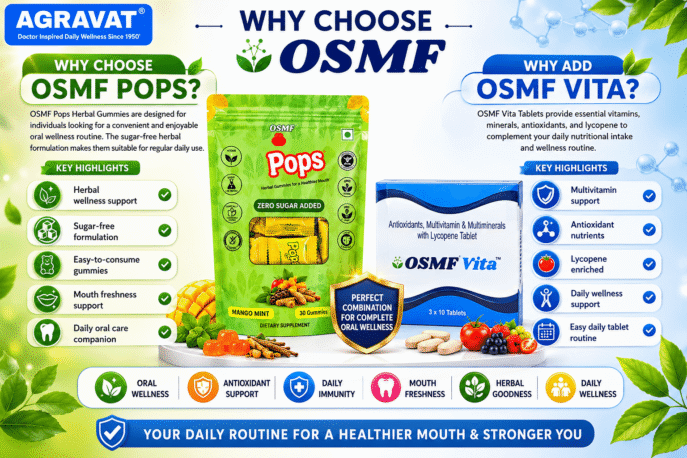 Why Choose OSMF Pops and Vita combo for mouth opening treatment at home Dr Agravat
