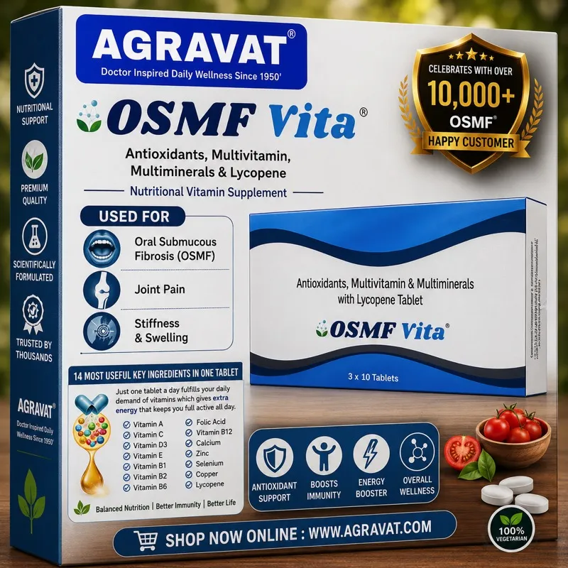 osmf vita tablet oral submucous fibrosis treatment medicine Ahmedabad Gujarat, India