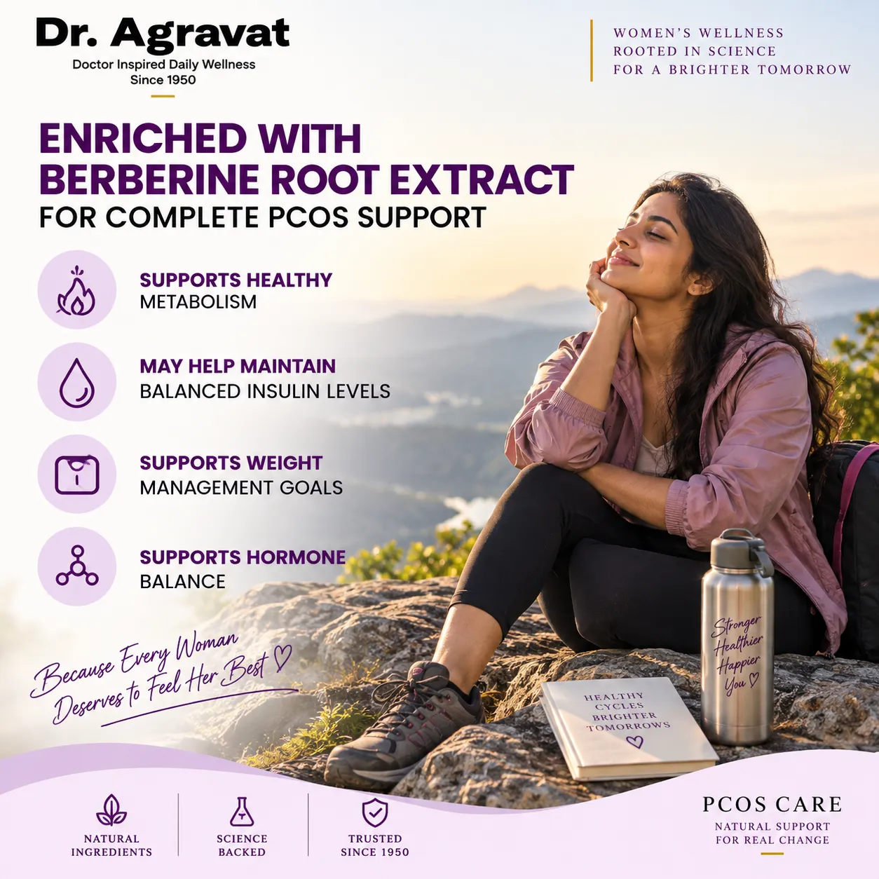 6 Berberine root Extract PCOS Care Dr. Agravat Ahmedabad, Gujarat, India